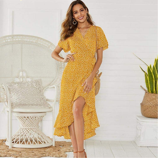 Sunny Days Yellow Summer Dress